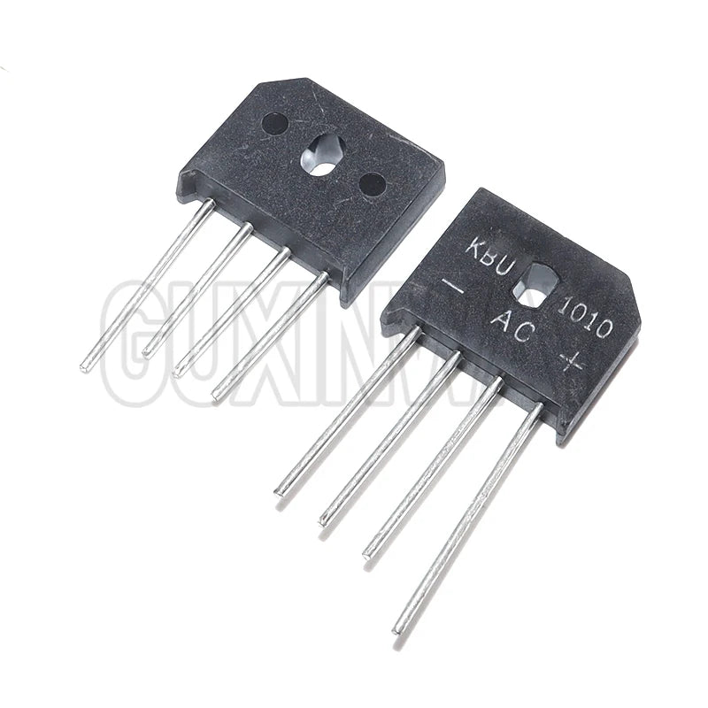 5pcs KBU606 KBU608 KBU610 KBU808 KBU810 KBU1010 KBU1510 KBU2510 KBU3510 Flat Rectifier Bridge Diode Bridge Rectifier