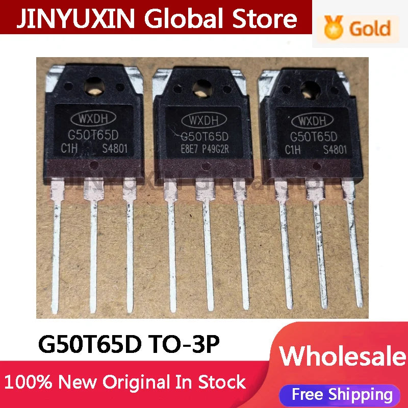 5-20Pieces G50T65D TO-3P 650V 50A 50N60 Warehouse IGBT Tube IC In Stock Wholesale