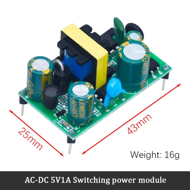 AC-DC 3.3V/5V/12V Precision Buck Converter AC 220v to 5v DC step down Transformer power supply module 1A 12W