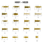 5pcs Pogo Pin Connector Pogopin Battery Spring Loaded Contact SMD Needle PCB 2 3 4 5 6 7 8 9 10 12 14 MM Test Probe H021 - H040