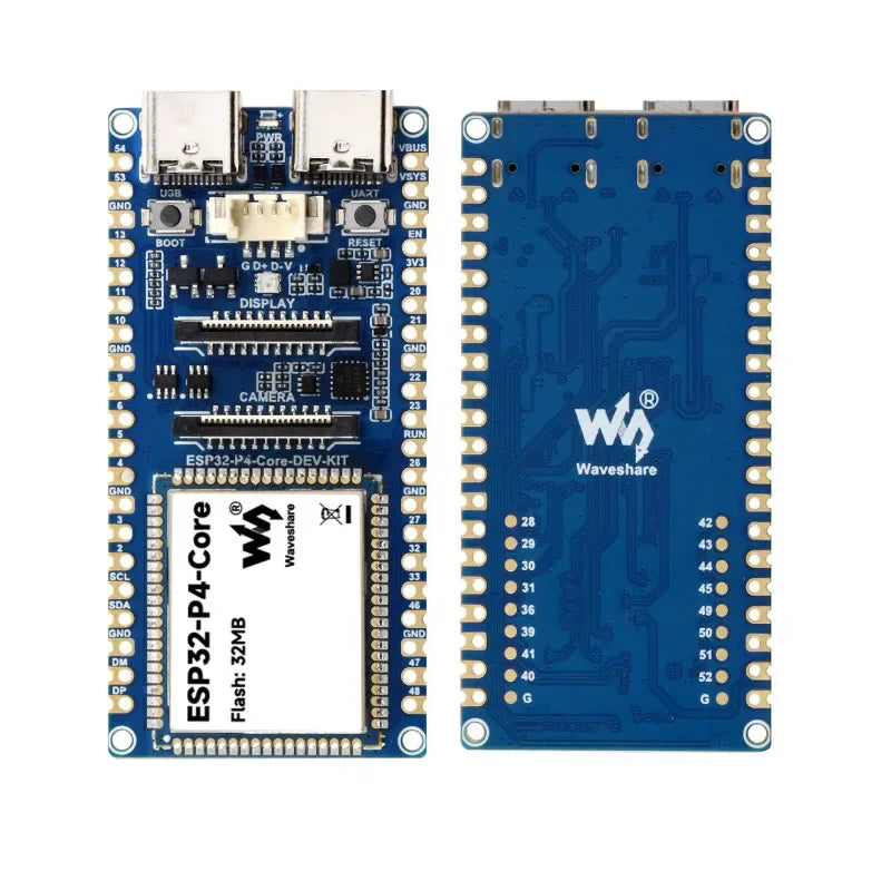 ESP32 P4 Core Development Board Based on ESP32 P4 Module RISCV 32bit Dual core Bulit in 32MB NOR FlashSupport USB OTG 2.0 HS