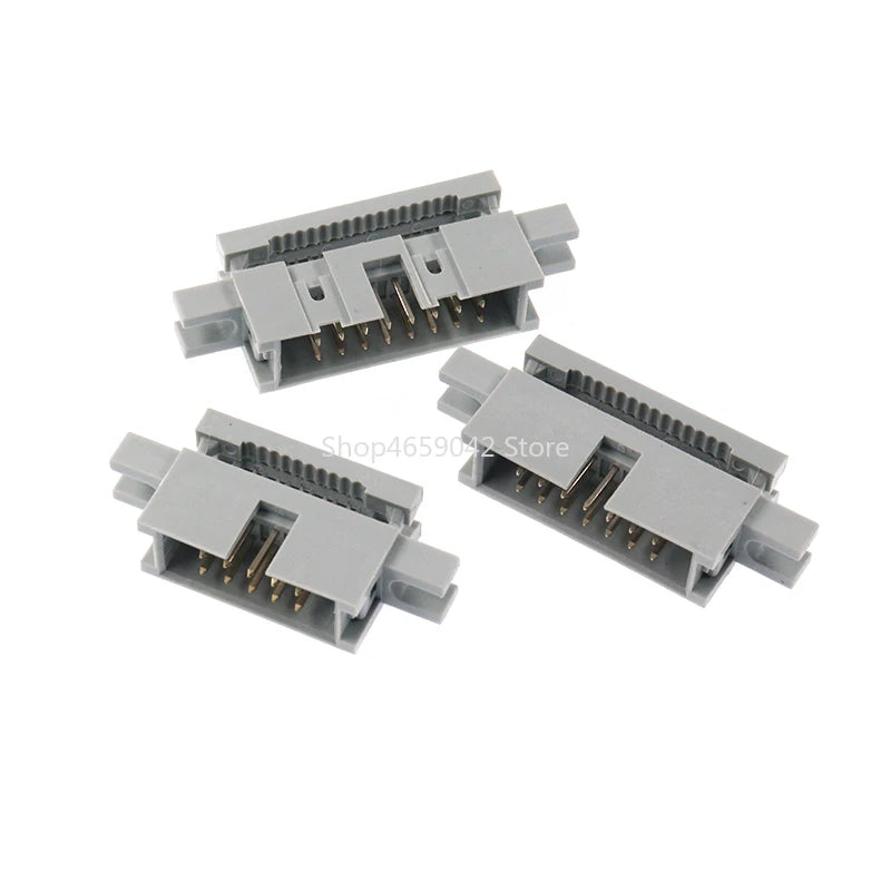5pcs 2.54MM IDC Type Box Header Male Headers 10/14/16/18/20/30/34/40/50 PIN Connector for 1.27mm Pitch Flat Cable