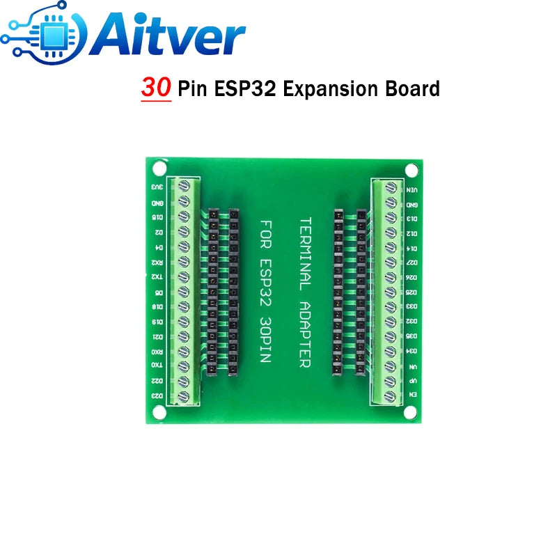 ESP32 30PIN Expansion Board + Power Board Combo Kit 3.3V 5V Breakout Module for Arduino ESP32 Development