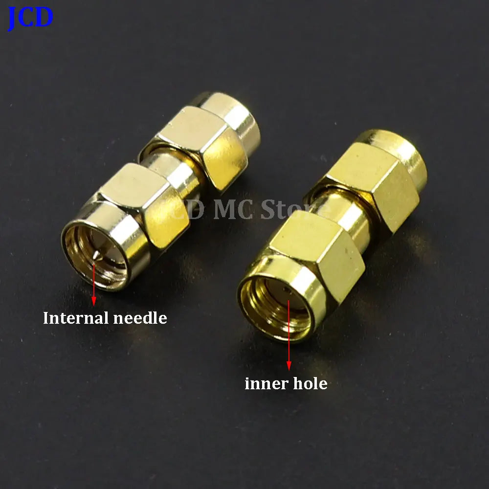 1/3/5piece SMA Male Female RF Straight Connector 90 Degree Right Angle Tee Type 3Way Splitter RPSMA To RP-SMA Male Adapter