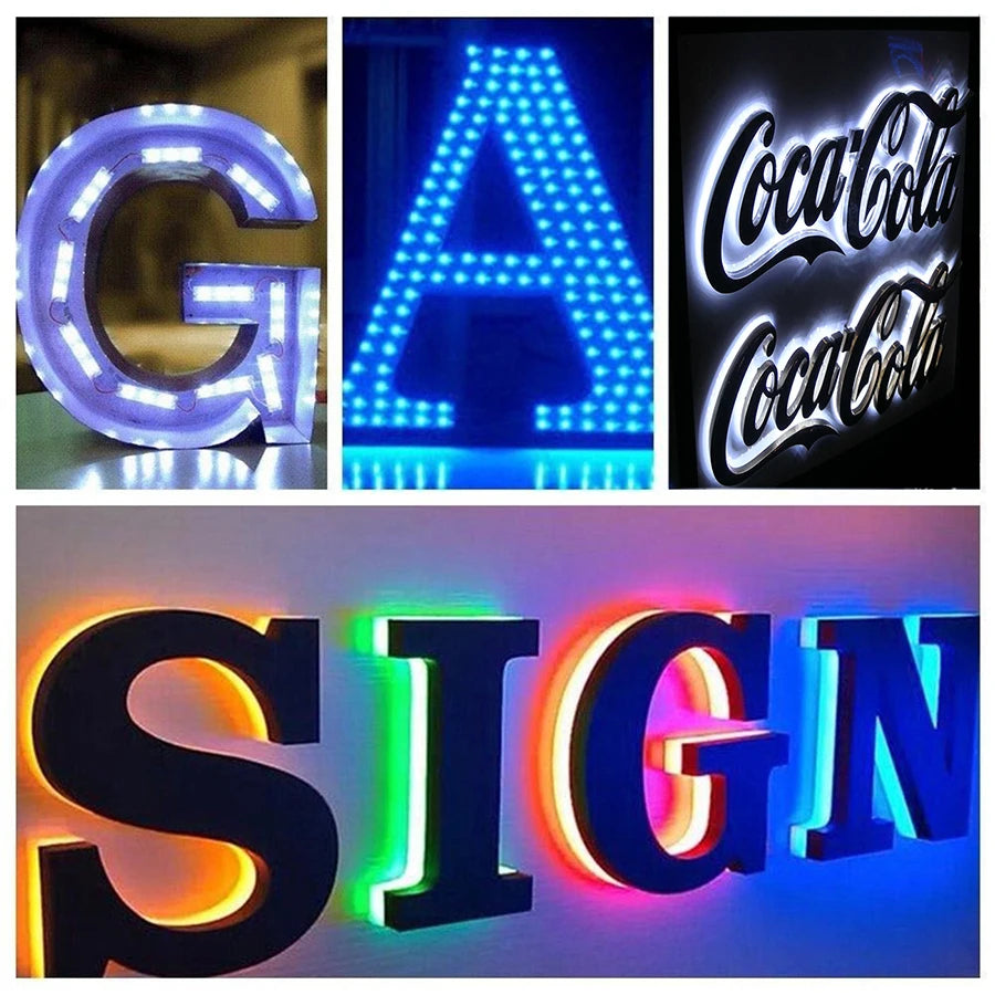 200pcs DC12V 2835 3LED Module Injection Outdoor Waterproof IP67 Strip Light for Shop Signboard Advertisement Sign Letter Decor