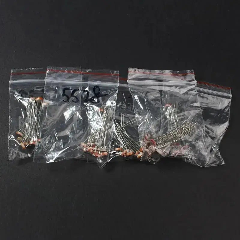 50PCS Photo Light Sensitive Resistor GL5506 GL5516 GL5528 GL5537 GL5539 Photoresistor Kit Photoconductive Resistance