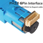 All-Metal TT Encoder Motor, 12PPR Hall Encoder, High Torque 1:90 Gearbox, Metal Shaft DC Geared Motor, DC 3-12V Gearbox Motor