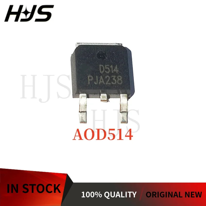 10PCS AOD442 AOD444 AOD484 AOD514 D442 D444 D484 D514 12A 25A 37A 85A 30V 60V TO-252 DPAK SMD N-Channel MOSFET Transistor