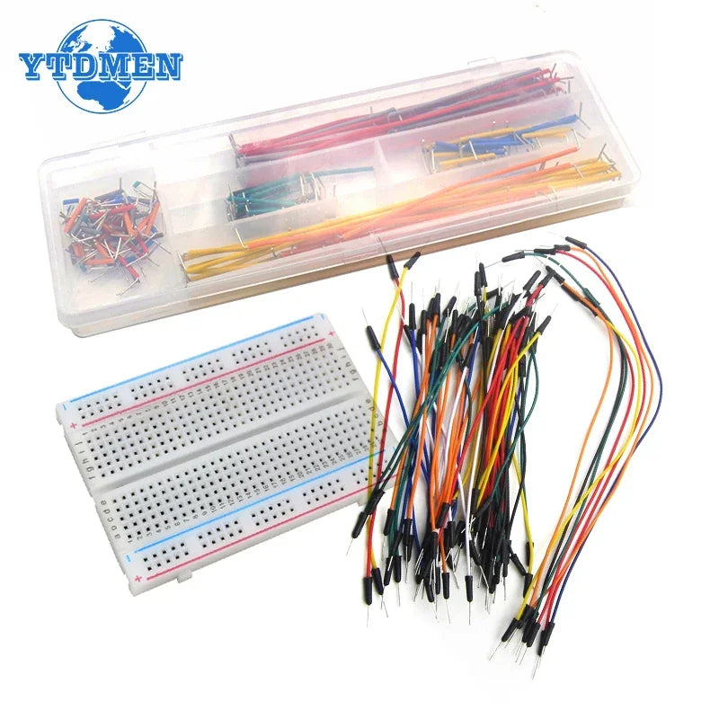MB-102 Breadboard 400 830 Point Solderless PCB Bread Board Jumper Wire Cable Test Develop DIY for Arduino Kit