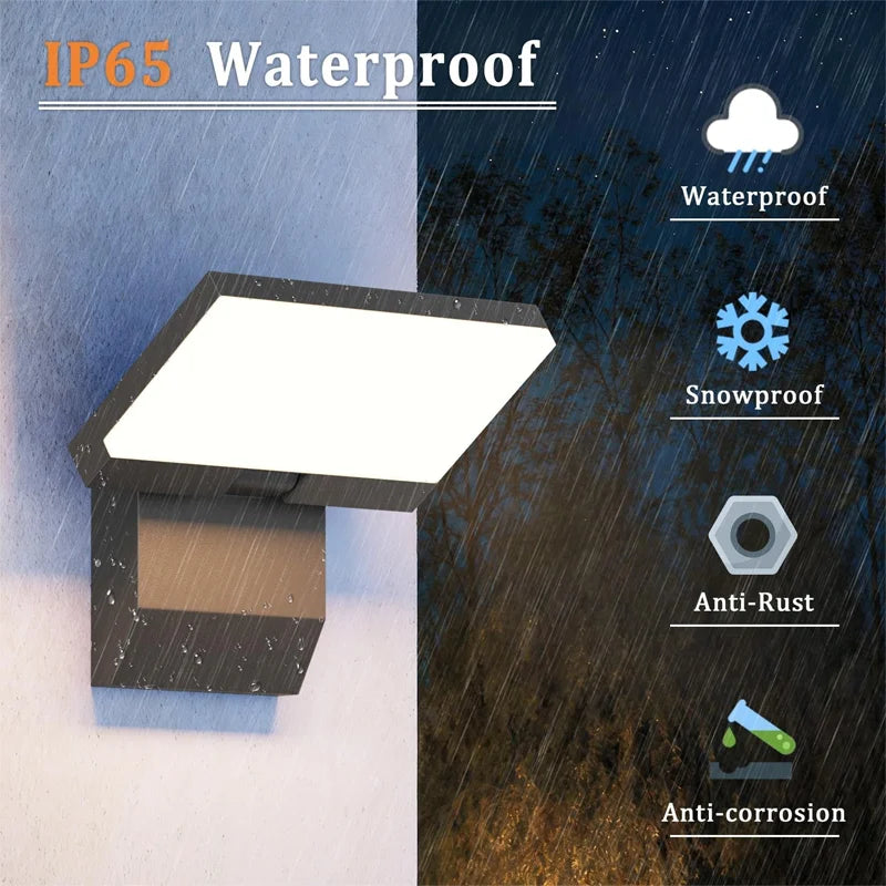 Modern Outdoor Wall Lamp LED Waterproof IP65 Sensor Wall Lights Garden Courtyard Balcony Corridor Porch Bedroom Indoor Lamps
