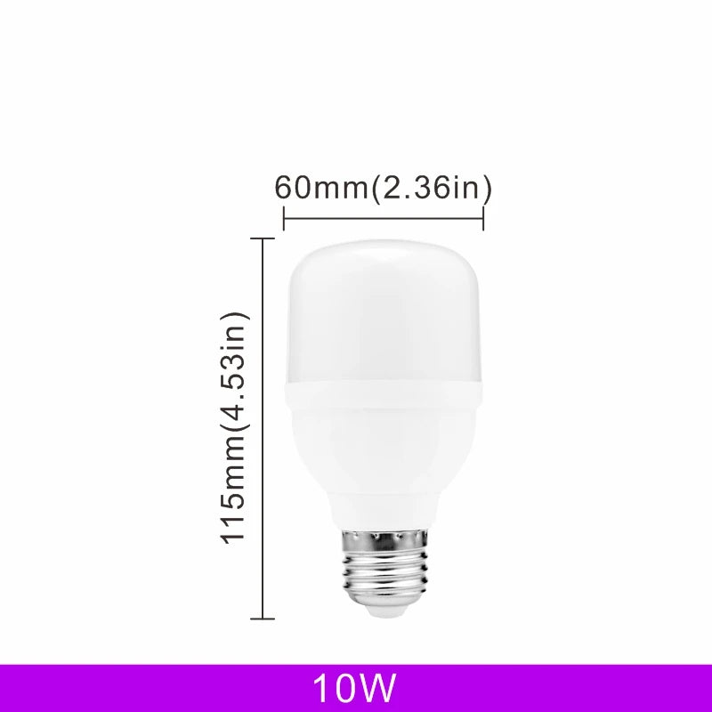 Lampada LED Bulb E27 60W 50W 40W 30W 20W 15W 10W 5W LED Light 220V No Flicker LED Lamp Spotlight Lighting Ampoule Bulb