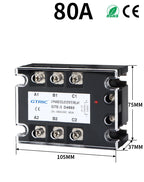 GTRIC Three-phase Solid State Relay DC Control AC AC Control AC 10A25A 40A 60A 80A 100A 120A 150A 200A 380V AC Solid State Relay