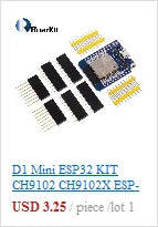 ESP8266 CH340G NodeMcu V3 Lua Wireless WIFI Module Connector Development Board ESP-12E Micro USB CH9102X CP2102 Based L293D