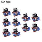 10pcs L298N Stepper Motor Driver Controller Board Dual H Bridge Module For Smart Car Power MEGA R3 Mega2560 Motor Driver Board