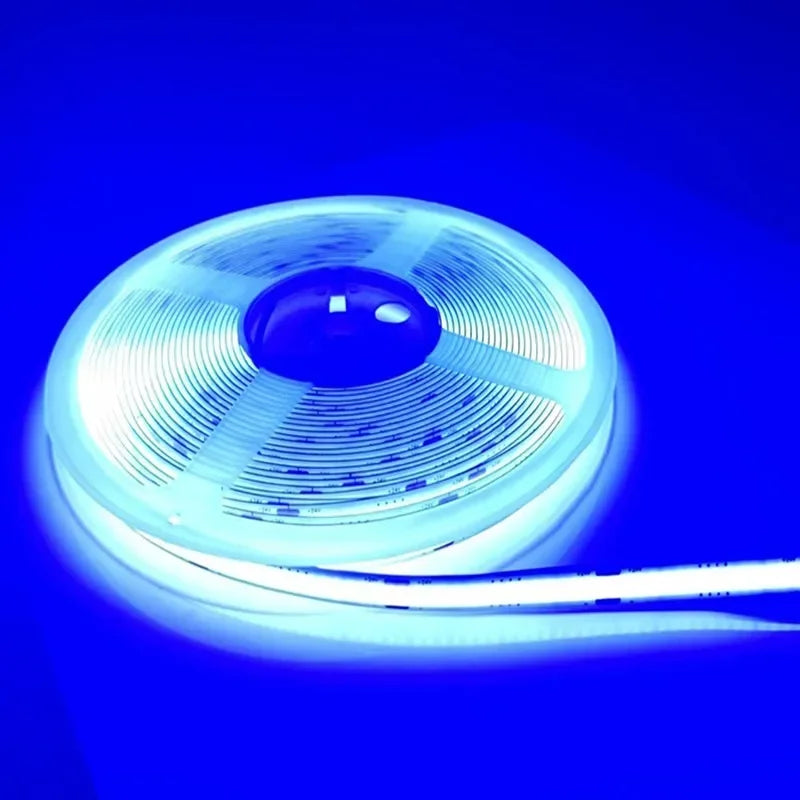 COB LED Strip Light High Density Linear Lighting 320Leds/m Flexible Tape Warm Natural White Red Blue Green DC12 24V LED Strip