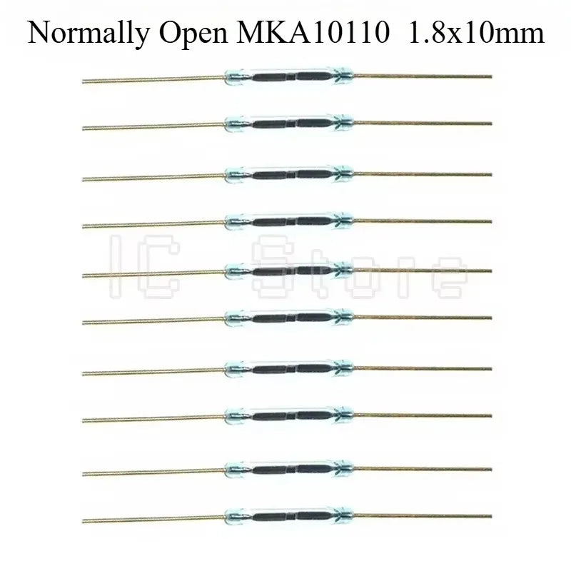50PCS Magnetic Reed Switch Sensor GPS-11 GPS-14A GPS-14B MKA07101 MKA10110 MKA17101 Normally Open Normally Closed NO NC