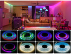 FCOB SPI RGBW IC LED Light Strip WS2814 Addressable 784 LED Dream Color 10mm DC24V SK6812 High Flexible FOB COB Lights RA90 IP30