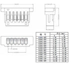 10Set Mini SH 1.0 2Pin 3P 4P 5P 6P 8P 10P 12P Micro PCB Vertical/RA SMT Male Pin Header Wafer Socket+Female Wires Cable 20mm