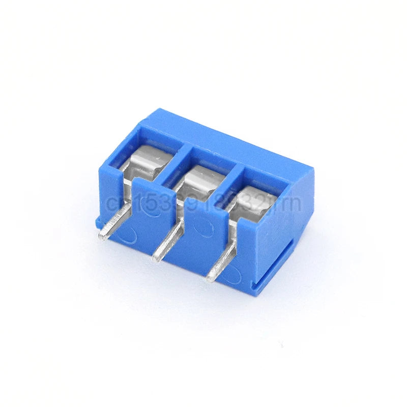 10Pcs KF301 Straight Pin 2P 3P 4P 5P 6P Screw PCB Terminal Blocks Pitch 5.0mm Connector Assortment Kit KF-301