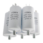 CBB60 Capacitor with Screws AC 450V 4 Pin Dual Insert Motor Run Capacitors 4UF-60UF for Washing Machine Air Water Pump 12uf 16uf