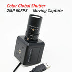 GXIVISION 2MP Global Shutter USB Camera 60FPS Color 1600X1200 Driver-Free Plug And Play Machine Vision Industrial Webcam
