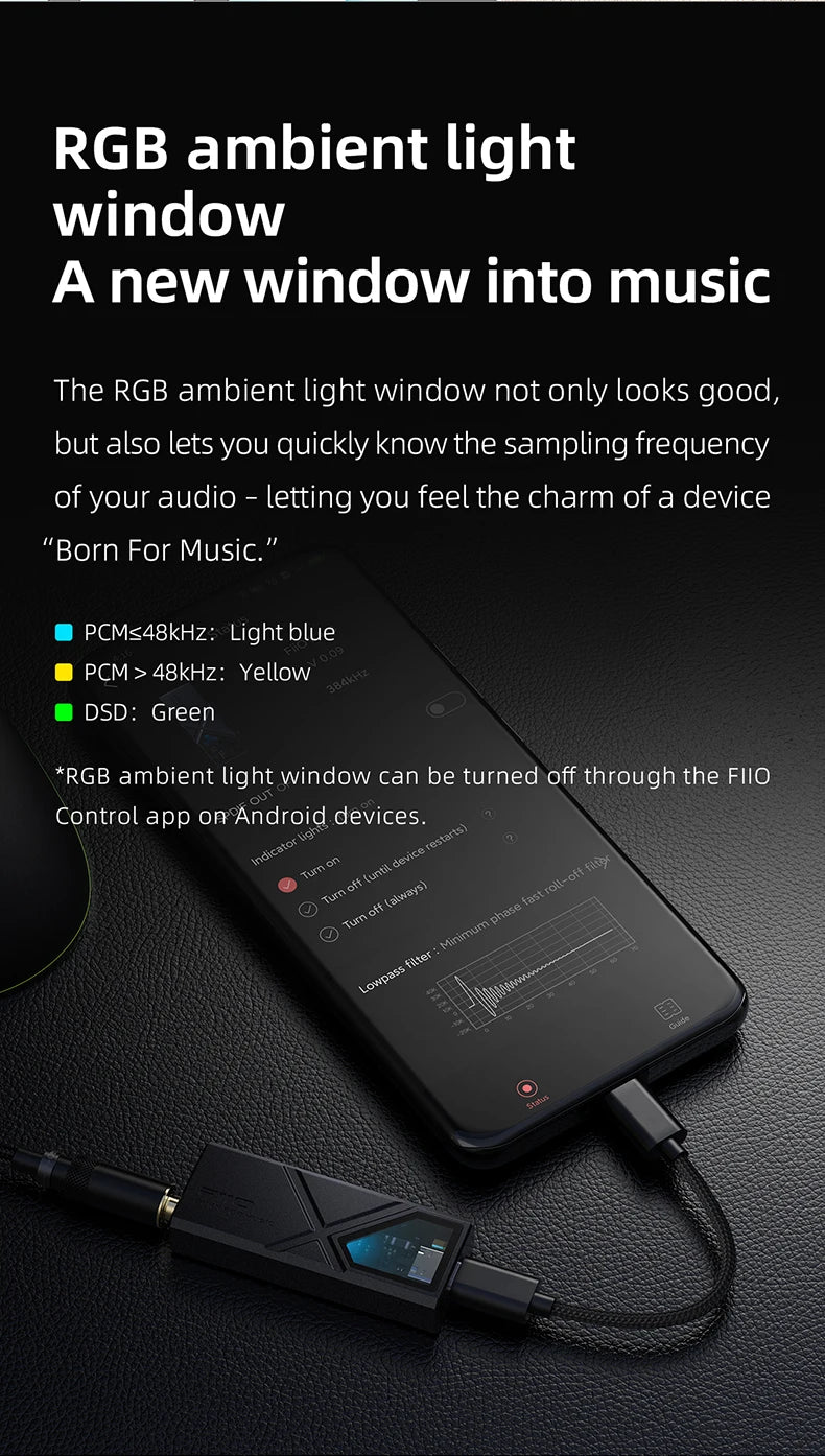 FiiO KA13 Dual CS43131 Portable DAC Amplifier for IOS/Android 3.5mm and 4.4mm Balanced Output, 550mW high Power