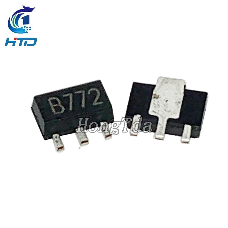 20PCS 2SB772 2SD882 SOT-89 B772 D882 TO-252 SMD PNP MEDIUM POWER TRANSISTOR
