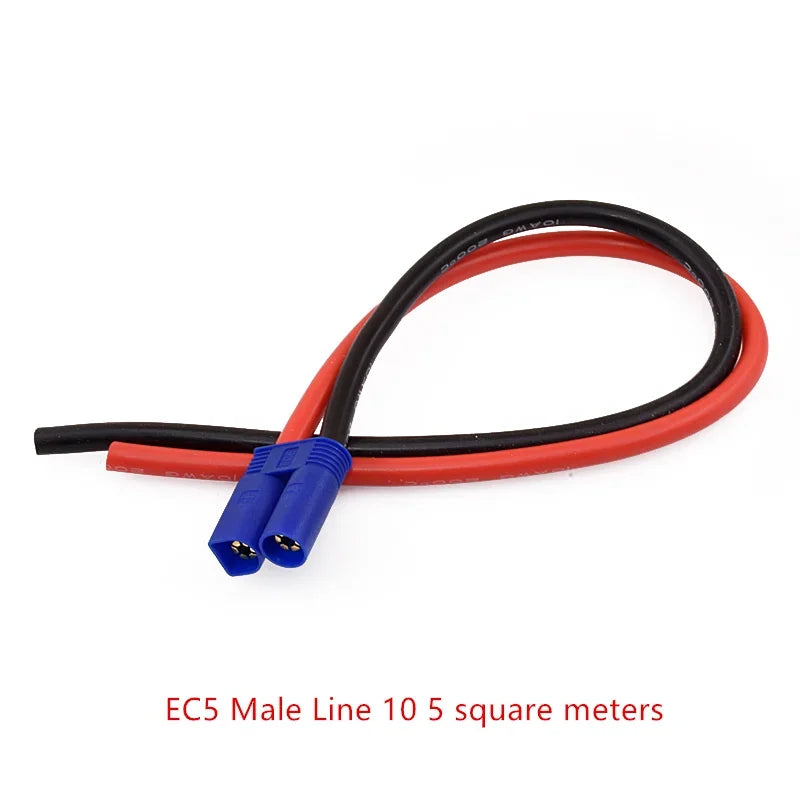 RC Battery Charger 18 AWG 16AWG 12AWG 10AWG XT60 XT90 EC5 Plug Male Female Extension Cable Wire Connector 10CM/20CM/30CM