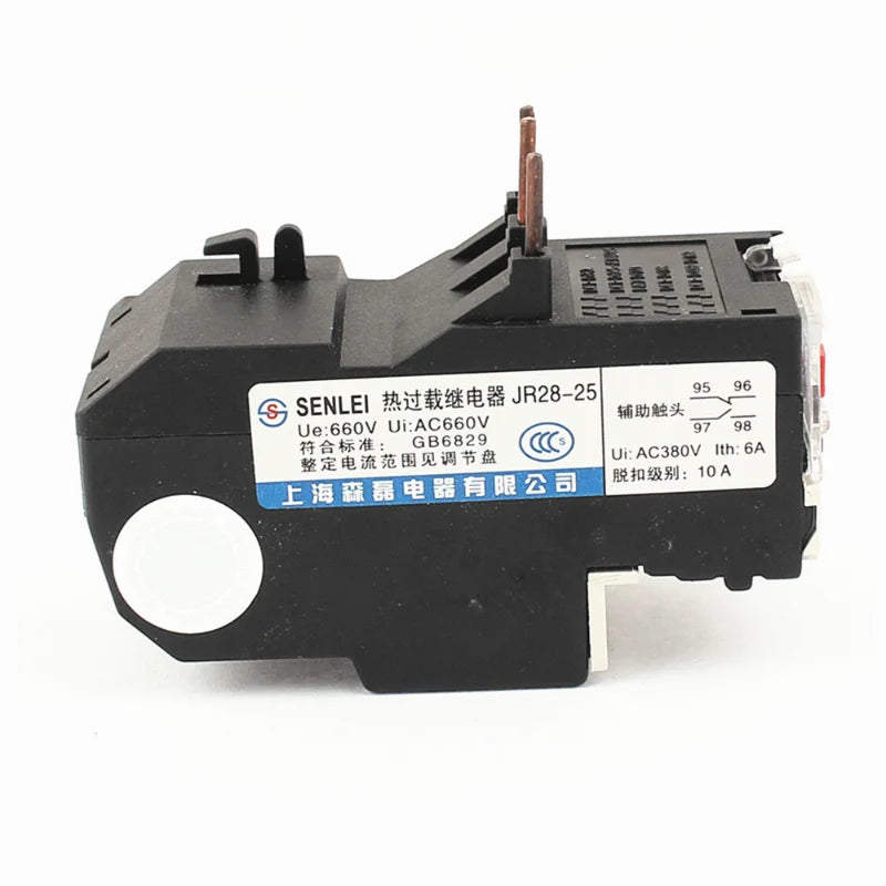 JR28-25 Thermal Overload Relay 1.6A 2.5A 4A 6A 8A 10A 13A 18A 25A LR2D13 Adjustable thermal relay