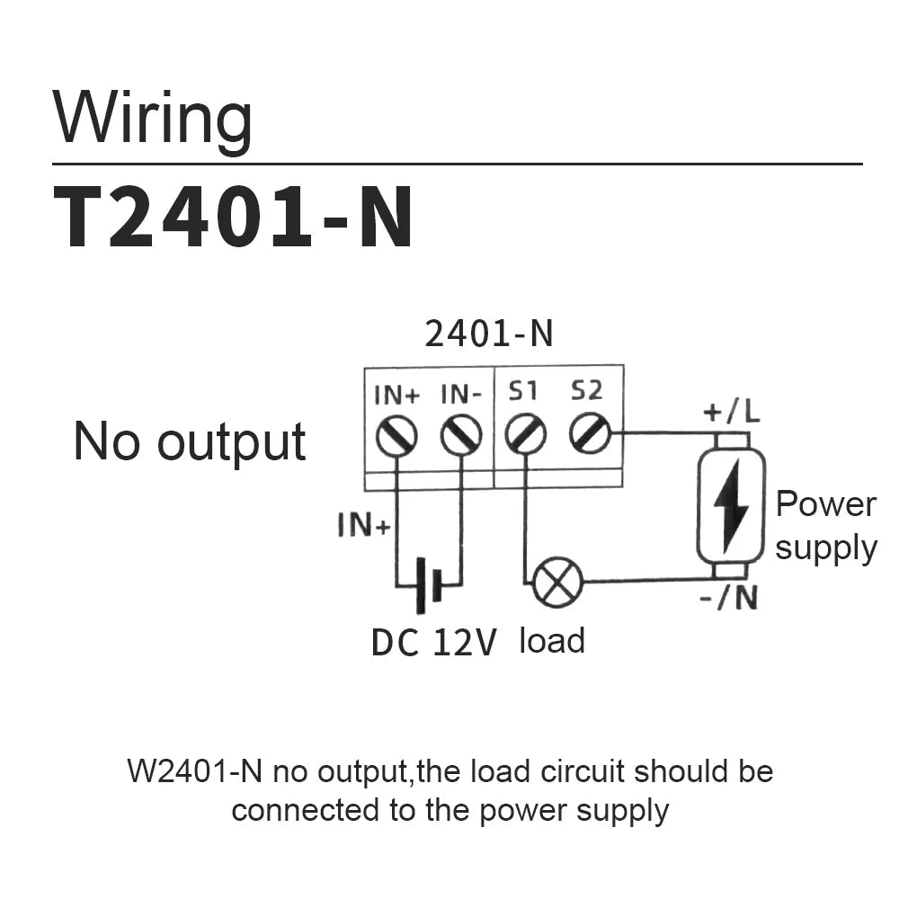 DC 12V Dual LED Display Time Relay Relay Module Timing T2401-N Digital Timer Relay Timing Delay Cycle Time Control Switch Home