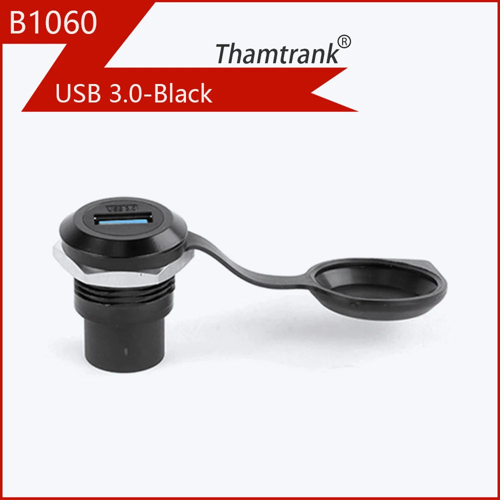 1pc Metal Round/D Type Module RJ45 CAT6&USB 2.0/3.0&Type C&HDMI-Jack Socket Through Network Panel Mounting Electronic Connector