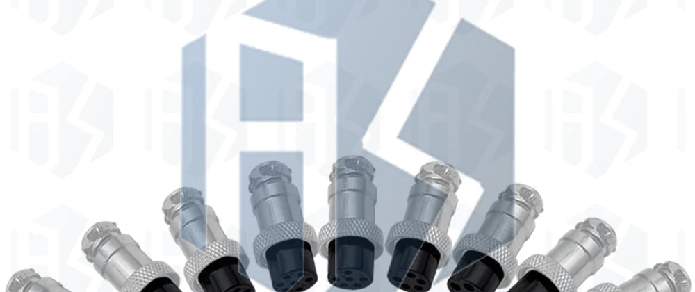 2-7 Pin GX16 Aviation Connector, Metal Male Plug Female Socket Industrial Wiring Terminal Adapter