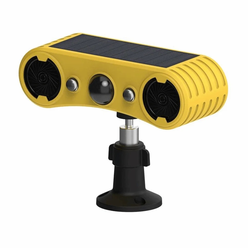 129Db Solar Sound Light Motion Sensor Alarm Built in 13Different Siren LED Lamp Solar Infrared Induction Alarm