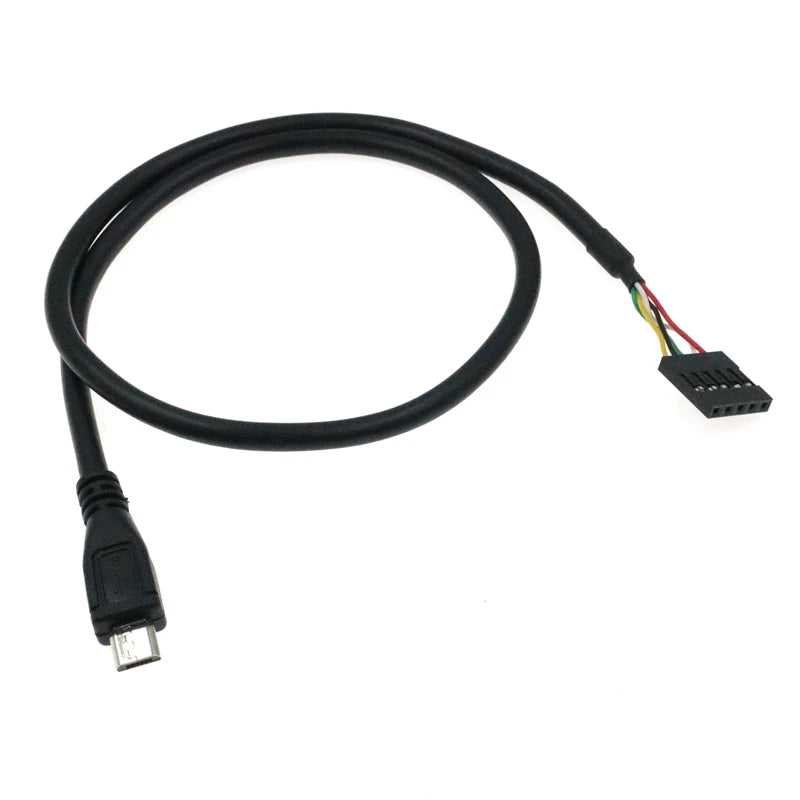 USB Header PCB Motherboard Cable USB 2.0 Micro 5Pin /Mini 5Pin Type-c Male USB Female to 9Pin Female 2.54