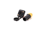 2pcs 3Pins Waterproof IP65 Grade Locking Powercon Male Plug Jack Female Chassis Socket Cable Wire Connector