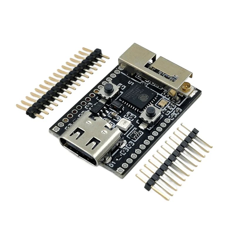 Wifi6 ESP32 C6 Development Board with Crystal Oscillator RGB LED 4MB FLASH Low Power RISC-V 32-Bit ESP32-C6 N4 BT Wifi Module