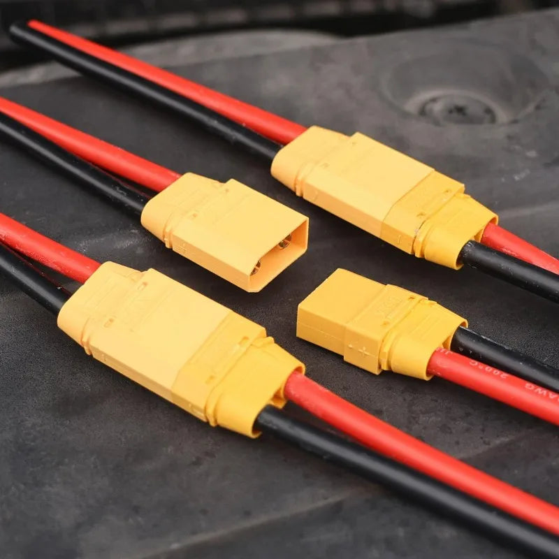XT90 Male Female Conversion Plug Connection Cable With 10AWG Silicone Extension Lead Wire Battery RC Planes Car Accessories