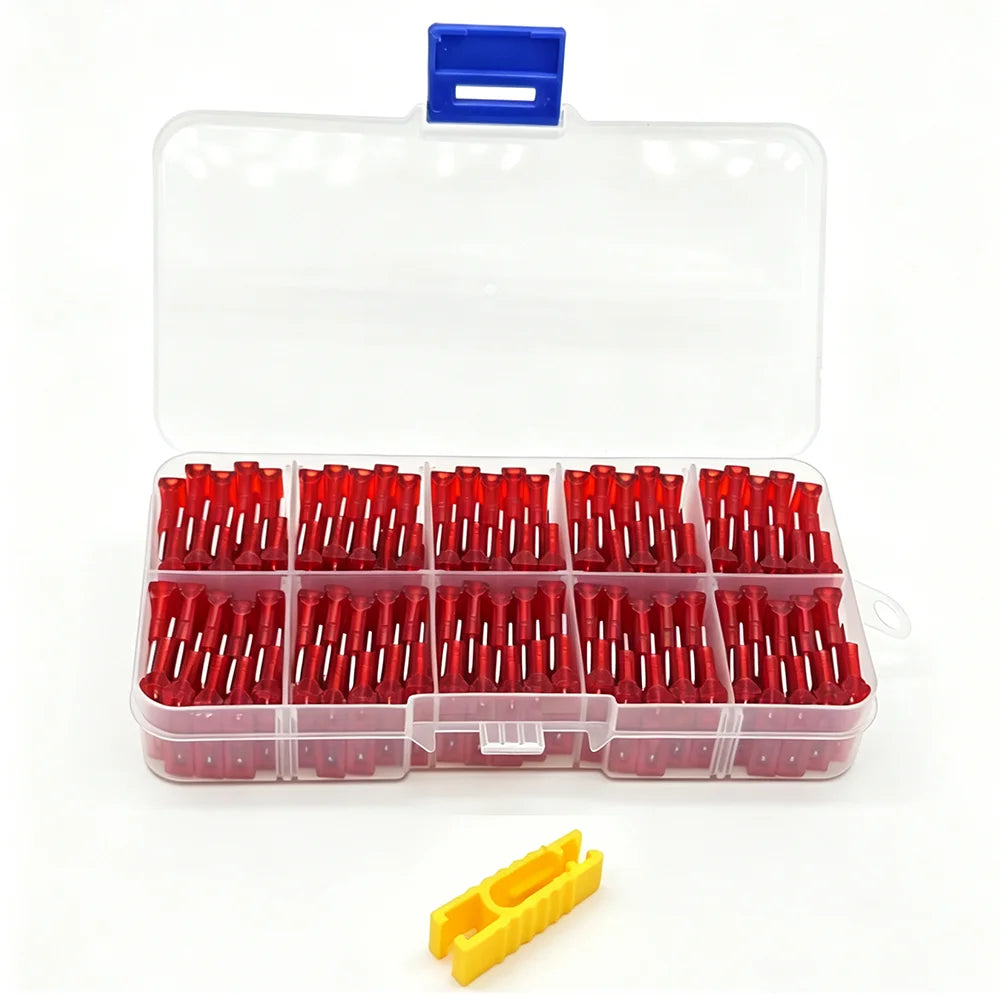100PCS 10Amp Mini  Blade Fuses,10A Portable Fuse Kit for Short Circuit Protection,Replacement for Sedan Boat Truck
