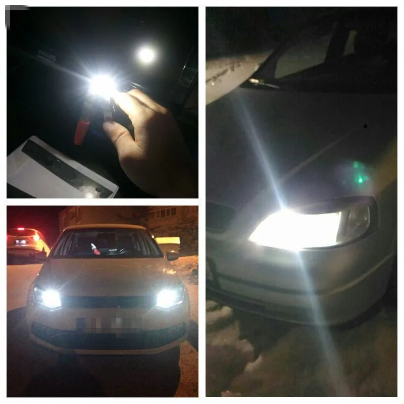 20/10Pcs W5W T10 LED CANBUS No Error 5W5 12V 2W 600Lm Super Bright Car Interior Side Light 194 3030 SMD Auto Bulb White Amber Re
