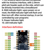 ESP32-S3 NANO WIFI Bluetooth Development Board Type C ESP32-S3-N16R8  N8 Module On-Board Antenna External 16M SPI FLASH 8M PSRAM