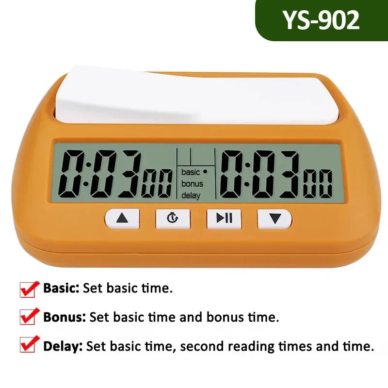 YS9901/YS902 Multipurpose Portable Professional Chess Clock Digital Chess Timer Game Timer