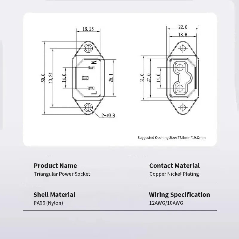 50 AMP Plug Cable Terminal 600V Battery Power Connector for Anderson Pins Lugs Copper Quick Plug Connector Wire Accessories