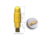 2/5/20Pcs High Current Pogo Pin Theaded M3 M4 M8 Connector 1A 4A 5A Battery DC Power Spring Loaded Needle Test Probe Gold Plated