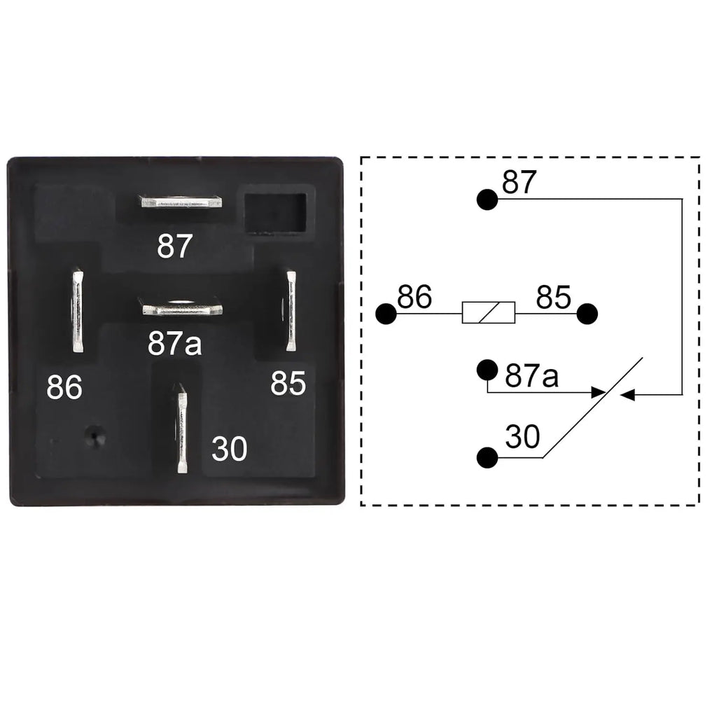 4Pin 5Pin JD1914 Car Relay 12V 24V 40A  SPDT Car Switch and Starter Waterproof Relay for Boat Tractor Truck Motorcycle