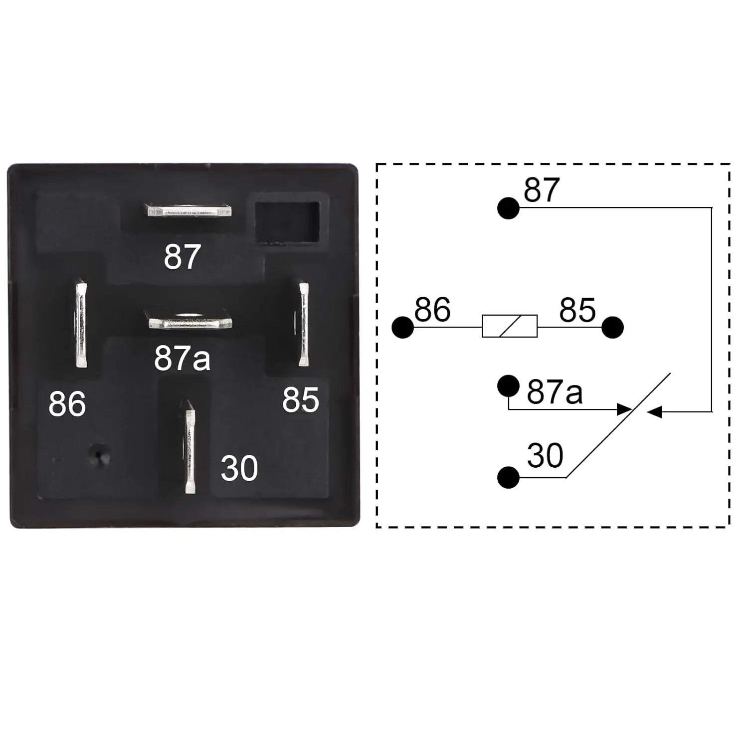 4Pin 5Pin JD1914 Car Relay 12V 24V 40A  SPDT Car Switch and Starter Waterproof Relay for Boat Tractor Truck Motorcycle