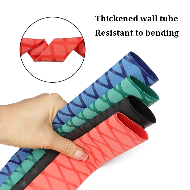 Diameter 15 18 20 22 25 28 30 35 40 45 50mm Non-slip Heat Shrink Tube Fishing Rod Handle Insulated Waterproof Racket Handle Grip