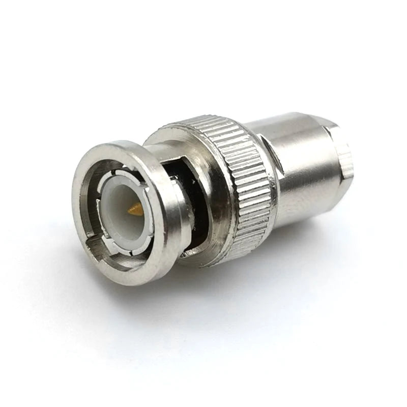 1Pcs BNC Male Plug Clamp RG58 RG142 LMR195 RG400 Cable RF Coaxial Connector Wire Terminals