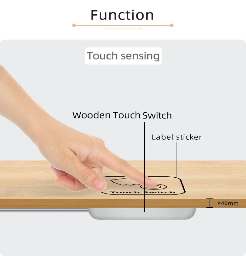 85V-265V AC LED Touch Switch, Suitable for Hidden Cabinet Installation, Can Penetrate 40MM Thickness Wood Touch Sensor