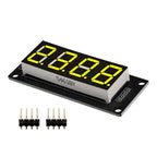 2PCS TM1637 4 Digit 7 Segment LED Display Digital Tube Module 0.56 Inch Time Clock Indicator Tube Module Red Blue Green Yellow