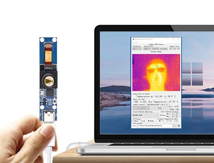 2026 Long-wave IR Thermal Imaging Camera Module, Raspberry Pi IR Camera, 80x62 Pixels, Options for FOV and Connector
